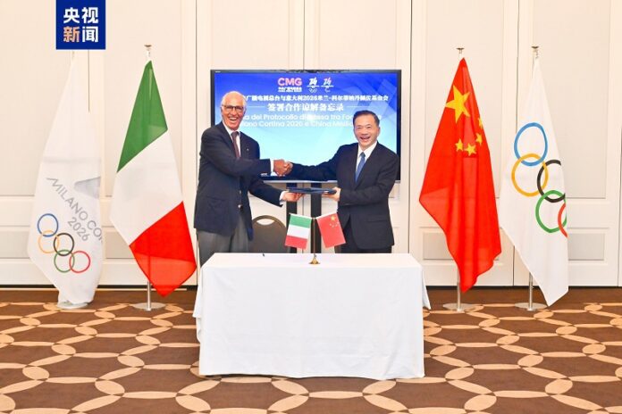 Kineska medijska grupa potpisala sporazum o suradnji s Fondacijom Milano Cortina 2026