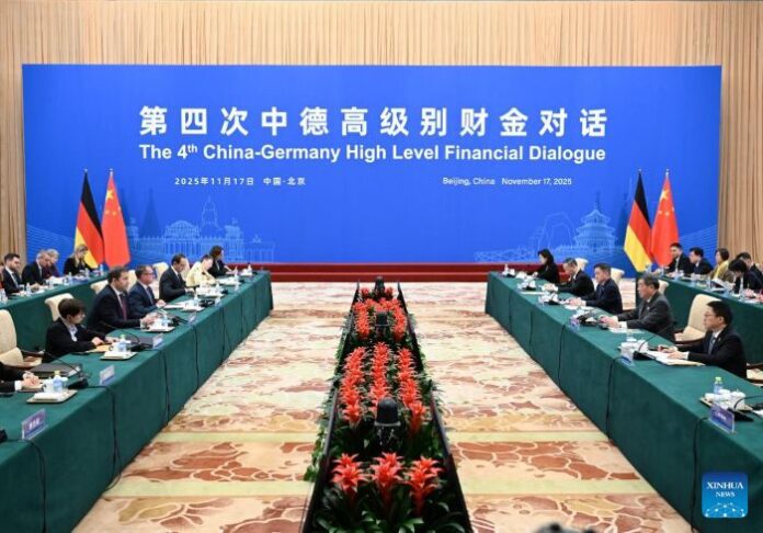 Kina i Njemačka održale četvrti financijski dijalog na visokoj razini u Pekingu