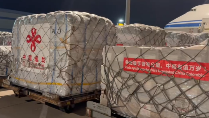 Kina poslala humanitarnu pomoć Kolumbiji
