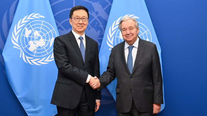 Kineski potpredsjednik Han Zheng ponovno potvrđuje podršku središnjoj ulozi UN-a u globalnim poslovima
