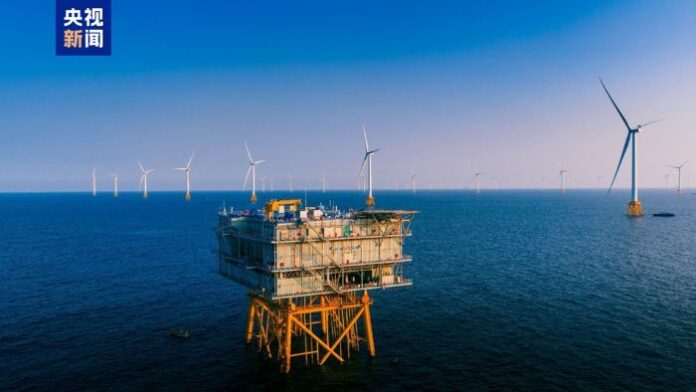 Prvi kineski projekt pučinske vjetroelektrane s turbinama od 18 MW započeo s radom